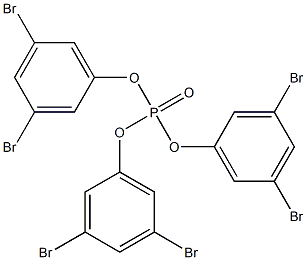 Phosphoric acid tris(3,5-dibromophenyl) ester 结构式