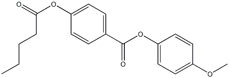 p-Pentanoyloxybenzoic acid p-methoxyphenyl ester