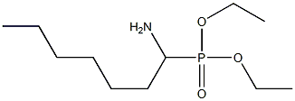 1-Aminoheptylphosphonic acid diethyl ester,,结构式