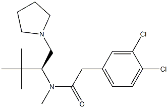 3,4-Dichloro-N-methyl-N-[(S)-1-tert-butyl-2-(1-pyrrolidinyl)ethyl]benzeneacetamide