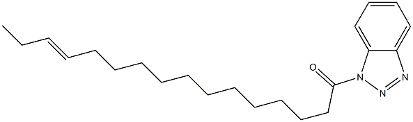1-(13-Hexadecenoyl)-1H-benzotriazole Struktur