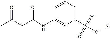 3-(Acetoacetylamino)benzenesulfonic acid potassium salt Structure