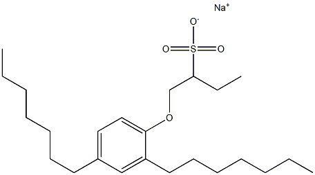 1-(2,4-Diheptylphenoxy)butane-2-sulfonic acid sodium salt|