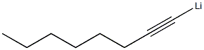 1-Lithio-1-octyne Structure