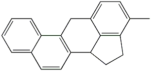 1,2,6,12b-Tetrahydro-3-methylbenz[j]aceanthrylene Struktur