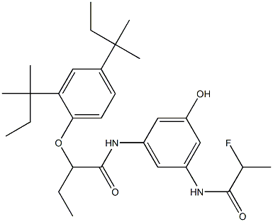 3-(2-Fluoropropionylamino)-5-[2-(2,4-di-tert-amylphenoxy)butyrylamino]phenol