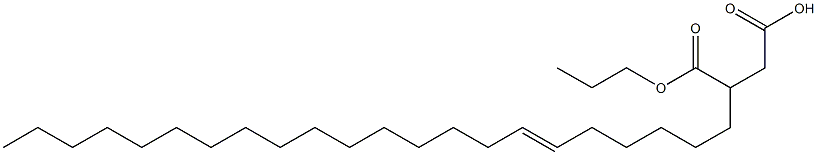3-(6-ドコセニル)こはく酸1-水素4-プロピル 化学構造式