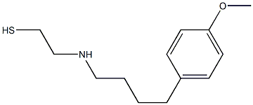 2-[[4-(4-Methoxyphenyl)butyl]amino]ethanethiol Structure