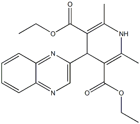 1,4-Dihydro-4-[[quinoxalin]-2-yl]-2,6-dimethylpyridine-3,5-dicarboxylic acid diethyl ester