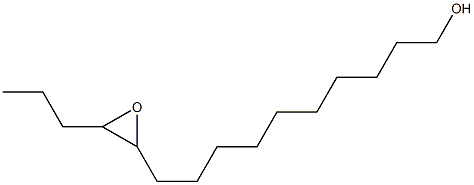 11,12-Epoxypentadecan-1-ol,,结构式