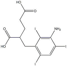  2-(3-Amino-2,4,6-triiodobenzyl)glutaric acid