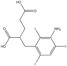 2-(3-Amino-2,4,6-triiodobenzyl)glutaric acid