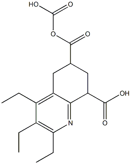 5,6,7,8-Tetrahydroquinoline-6,6,8-tricarboxylic acid triethyl ester,,结构式