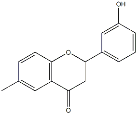 3'Hydroxy-6-methylflavanone, 97% 化学構造式