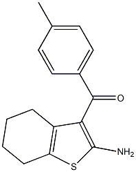 (2-amino-4,5,6,7-tetrahydro-1-benzothien-3-yl)(4-methylphenyl)methanone