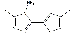  4-amino-5-(4-methyl-2-thienyl)-4H-1,2,4-triazole-3-thiol