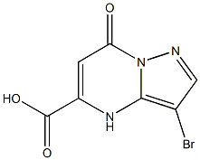 3-Bromo-4,7-dihydro-7-oxopyrazolo[1,5-a]pyrimidine-5-carboxylic acid Structure