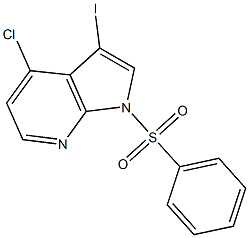 1-Benzenesulfonyl-4-chloro-3-iodo-7-azaindole