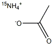 Ammonium-15N acetate 98 atom % 15N Structure