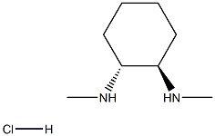trans-(1R,2R)-N,N'-Bismethyl-1,2-cyclohexanediamine hydrochloride,,结构式