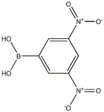 3,5-Dinitrophenyl boronic acid Struktur