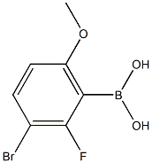 2-Fluoro-3-bromo-6-methoxyphenylboronic acid|