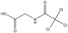 2-[(2,2,2-Trichloroacetyl)amino]acetic acid,,结构式