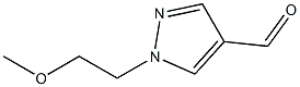 1H-pyrazole-4-carboxaldehyde, 1-(2-methoxyethyl)- 结构式