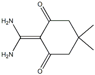 1,3-cyclohexanedione, 2-(diaminomethylene)-5,5-dimethyl- Structure