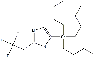 5-(Tributylstannyl)-2-(2,2,2-trifluoroethyl)thiazole Structure