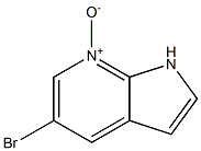 5-Bromo-1H-pyrrolo(2,3-b)pyridine7-oxide Structure