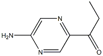 1-(5-aminopyrazin-2-yl)propan-1-one,,结构式