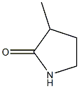 3-甲基-2-吡咯烷酮, , 结构式