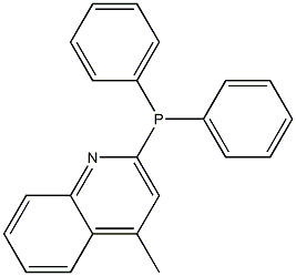 2-(diphenylphosphino)-4-methylquinoline Structure