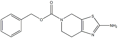 benzyl 2-amino-6,7-dihydrothiazolo[5,4-c]pyridine-5(4H)-carboxylate,,结构式