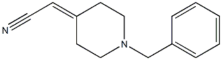 2-(1-Benzyl-4-piperidinylidene)acetonitrile Structure