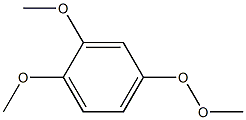 3,4-二甲氧基甲酸苯酯, , 结构式