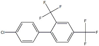 4'-chloro-2,4-bis(trifluoromethyl)biphenyl Struktur