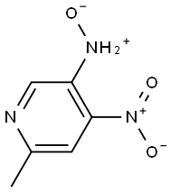 3-Amino-6-methyl-4-nitropyridine N-oxide Struktur