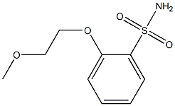 2-methoxyethoxy benzenesulfonamide Struktur