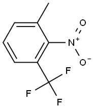 2-硝基-3-三氟甲基甲苯,,结构式