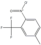 4-nitro-3-trifluoromethyltoluene 化学構造式