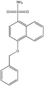  4-(benzyloxy)naphthalene-1-sulfonamide