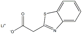 lithium 2-(benzo[d]thiazol-2-yl)acetate 结构式