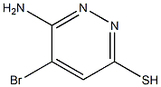 6-amino-5-bromopyridazine-3-thiol Structure