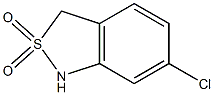 6-chloro-1,3-dihydro-2,1-benzisothiazole 2,2-dioxide Struktur