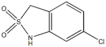 6-chloro-1,3-dihydro-2,1-benzisothiazole 2,2-dioxide Structure