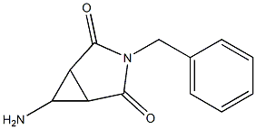6-amino-3-benzyl-3-azabicyclo[3.1.0]hexane-2,4-dione Struktur