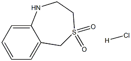 1,2,3,5-tetrahydrobenzo[e][1,4]thiazepine 4,4-dioxide hydrochloride,,结构式