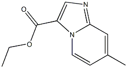 ethyl 7-methylimidazo[1,2-a]pyridine-3-carboxylate 化学構造式